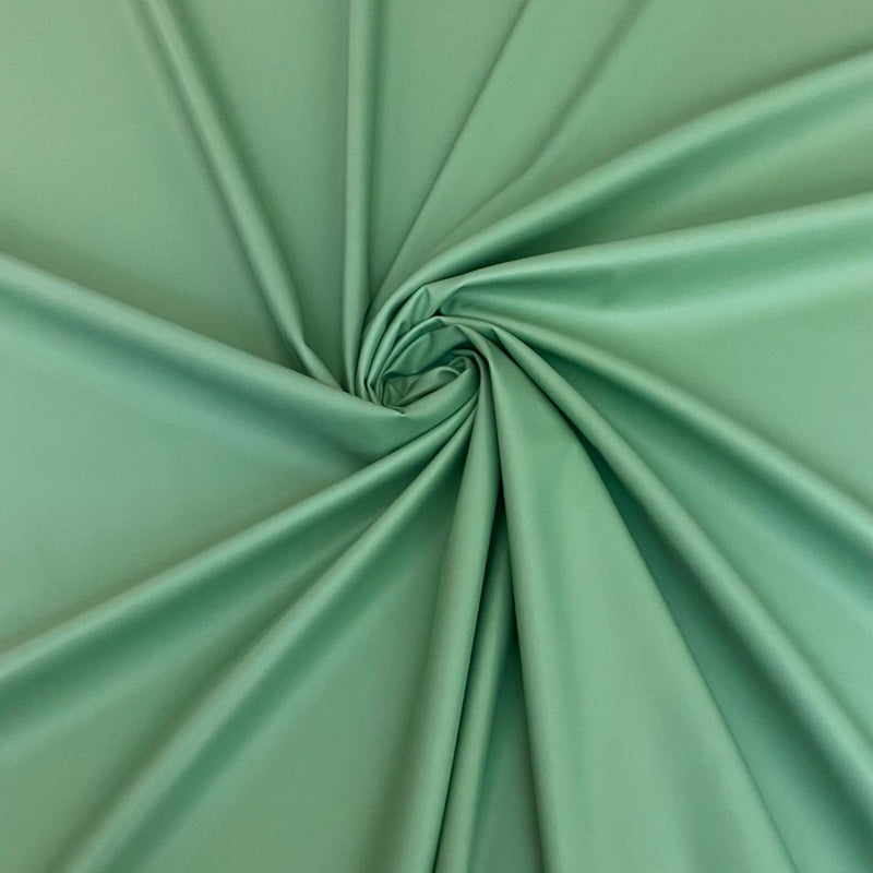 Stretch Faux Leather Sage Green