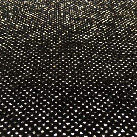 Glitter Lurex Stretch Velvet Fabric