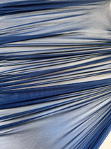 4-Way Stretch Power Mesh Indigo Blue