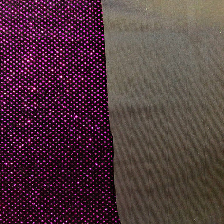 Glitter Lurex Stretch Velvet Fabric
