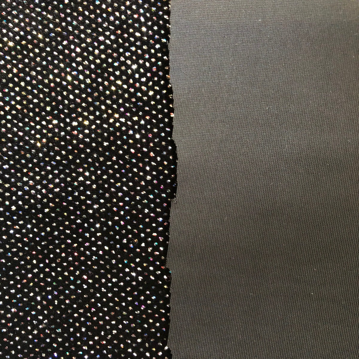 Glitter Lurex Stretch Velvet Fabric