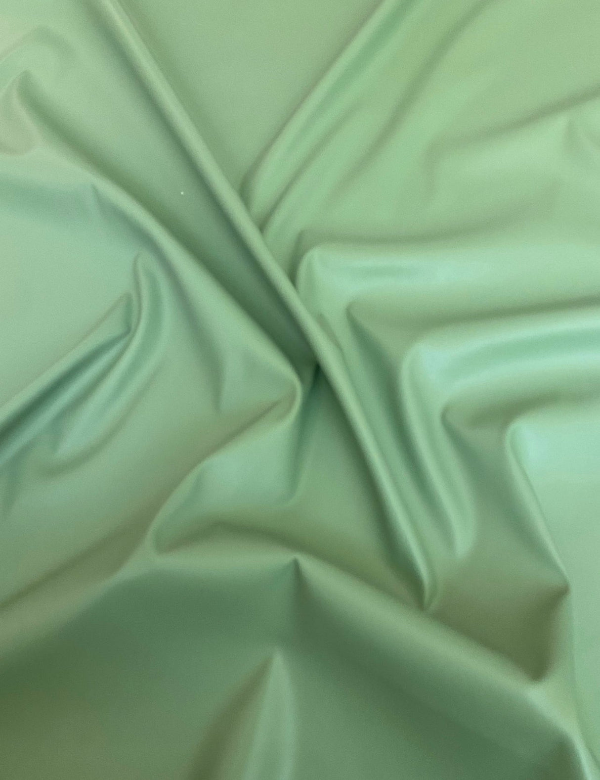 Stretch Faux Leather Sage Green