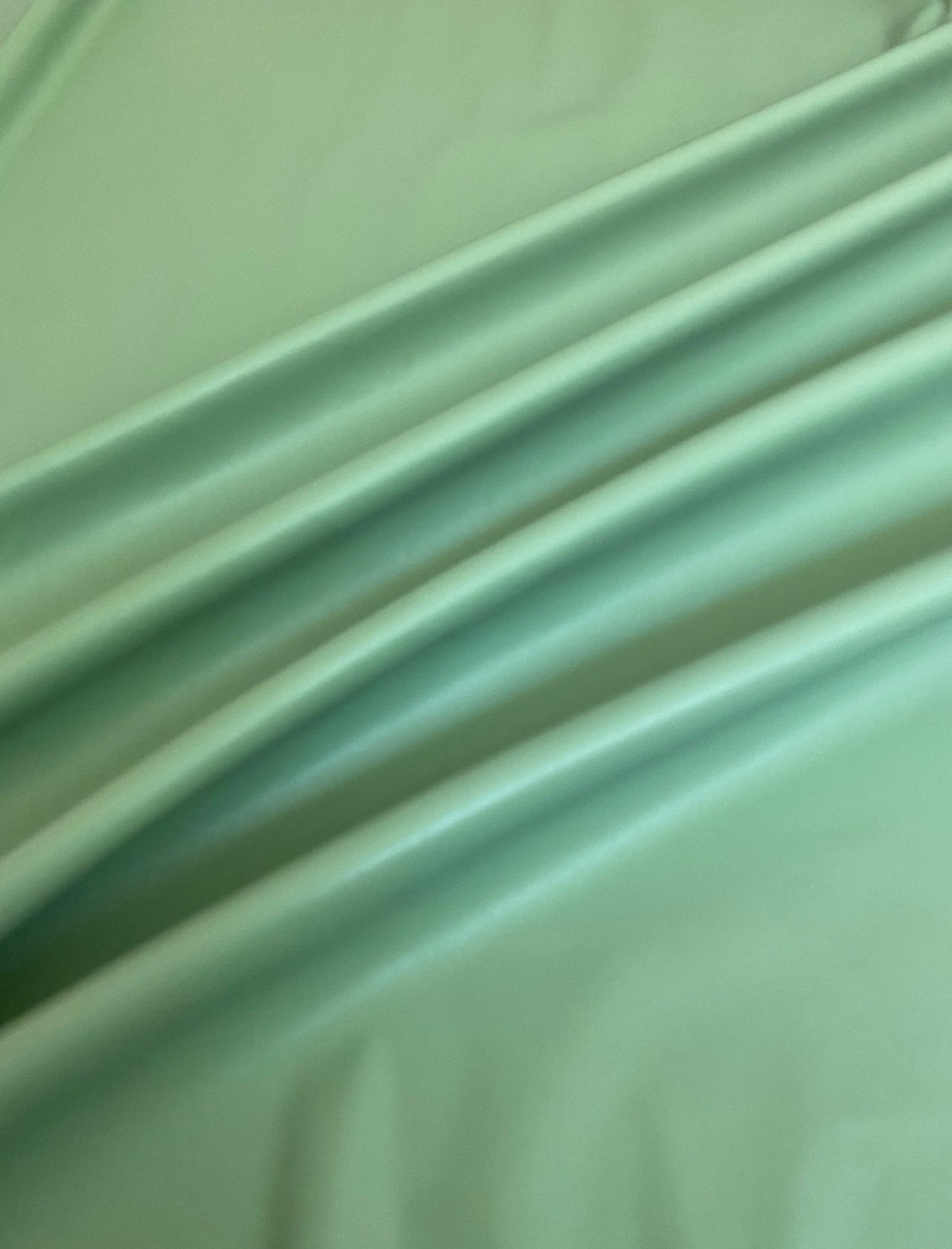 Stretch Faux Leather Sage Green