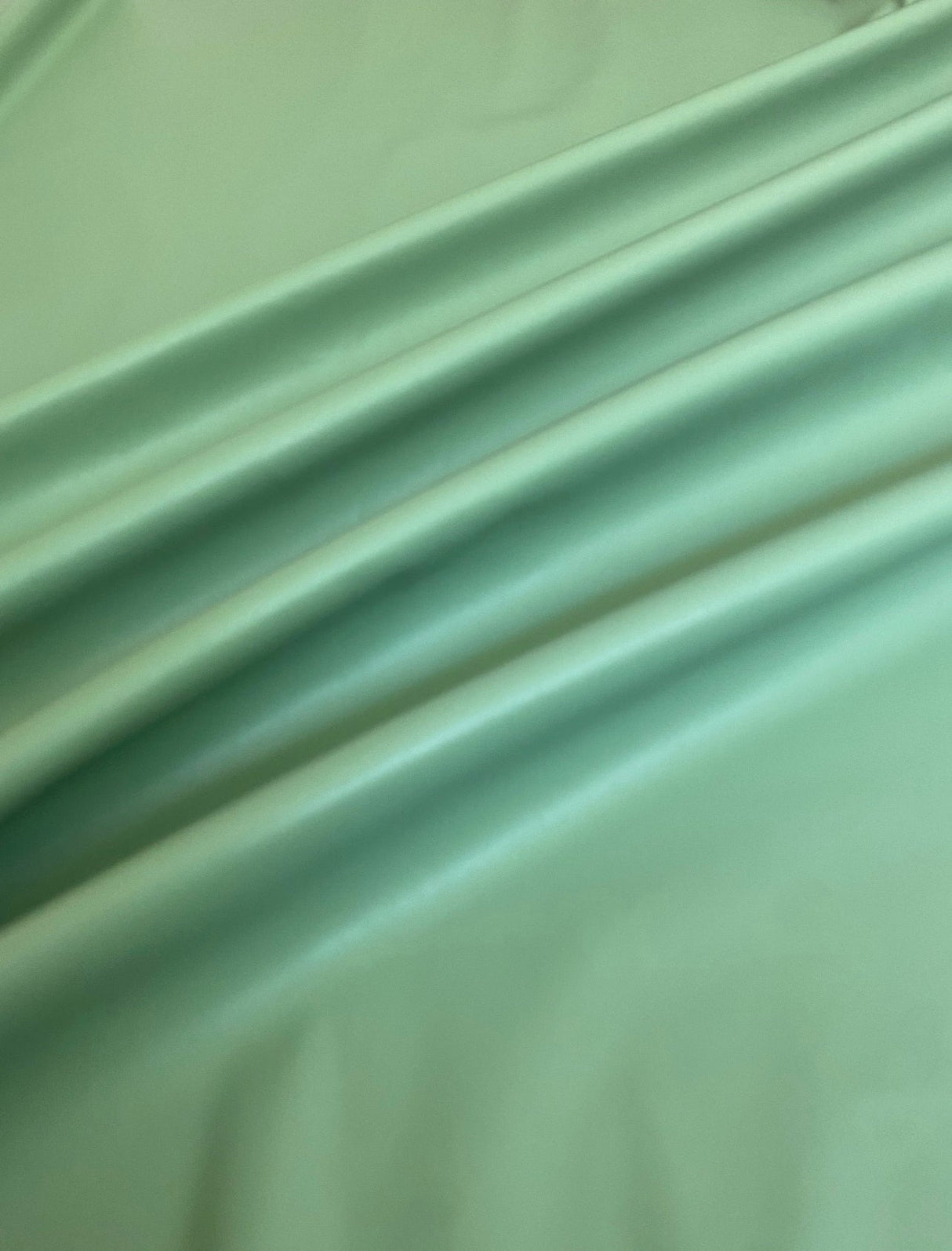 Stretch Faux Leather Sage Green