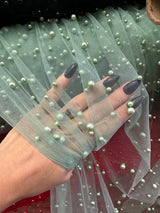 Pearl Tulle Sage Green