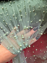 Pearl Tulle Sage Green