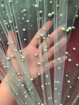 Pearl Tulle Sage Green