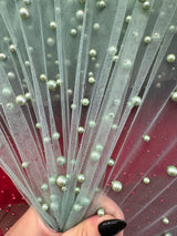 Pearl Tulle Sage Green