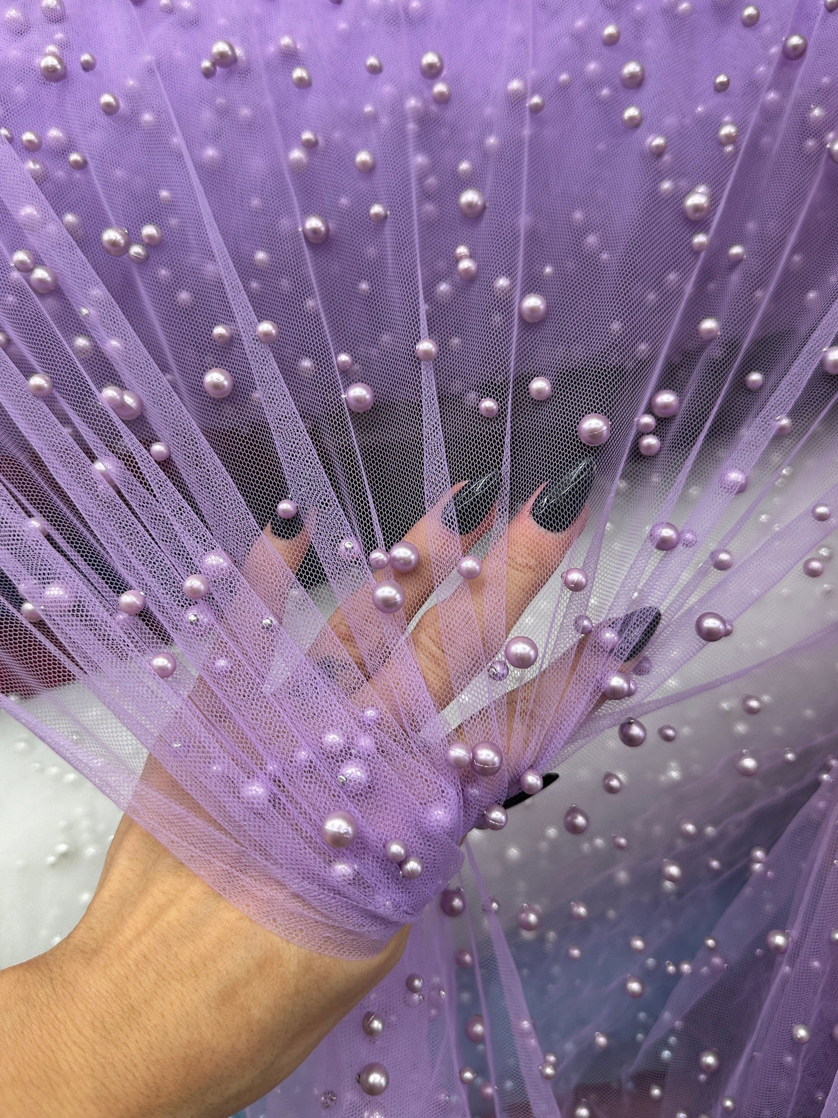 Pearl Tulle Lavender