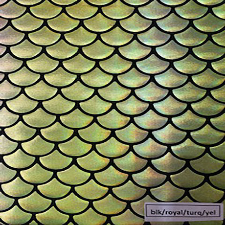 Poly Spandex Mermaid Foil Fabric 60" Multi Color