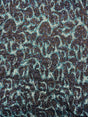 Blue Flame Print Sequin Mesh Fabric - Blue Flame Print, 4-Way Stretch, 9 Oz, 1 Yard