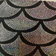 Hologram Nylon Spandex Fabric Jumbo Shell 60"