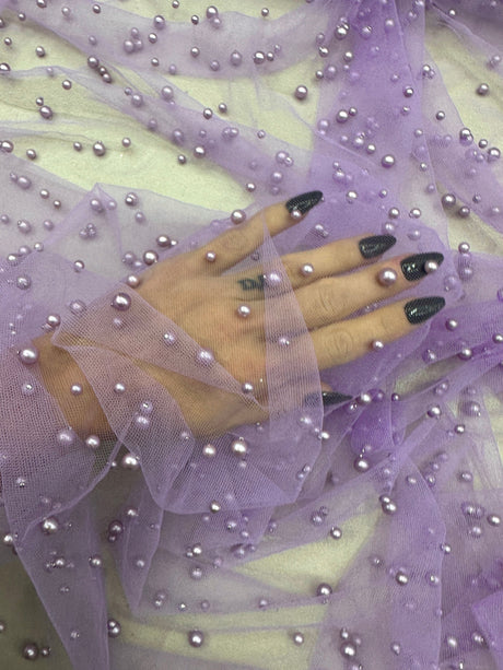 Pearl Tulle Lavender