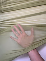 4 Way Stretch Power Mesh Olive Green