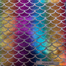 Poly Spandex Mermaid Foil Fabric 60" Multi Color