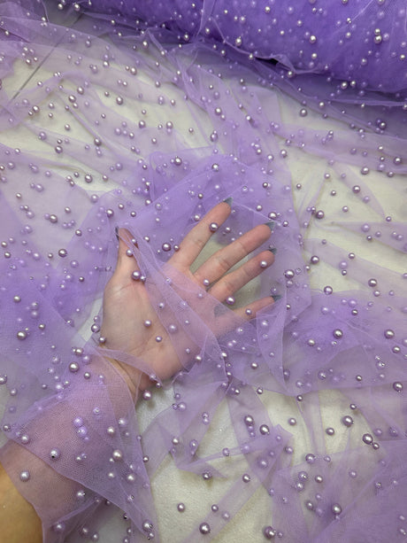 Pearl Tulle Lavender