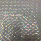 Polyester Spandex Shell Fabric Iridescent Foil 60"