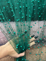 Pearl Tulle Green