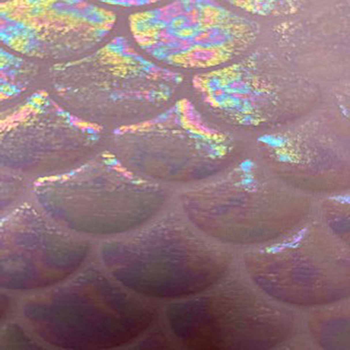 Polyester Spandex Shell Fabric Iridescent Foil 60"