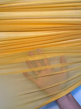 Yellow 4-Way Stretch Power Mesh