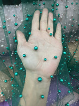 Pearl Tulle Green