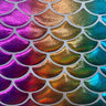 Polyester Spandex Shell Fabric Iridescent Foil 60"