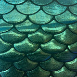 Polyester Spandex Shell Fabric Iridescent Foil 60"