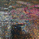 Honeycomb Sequin Nylon Metallic Spandex Fabric 60"