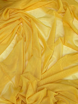 Yellow 4-Way Stretch Power Mesh