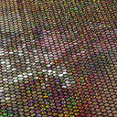 Honeycomb Sequin Nylon Metallic Spandex Fabric 60"