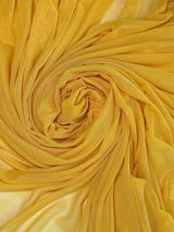 Yellow 4-Way Stretch Power Mesh