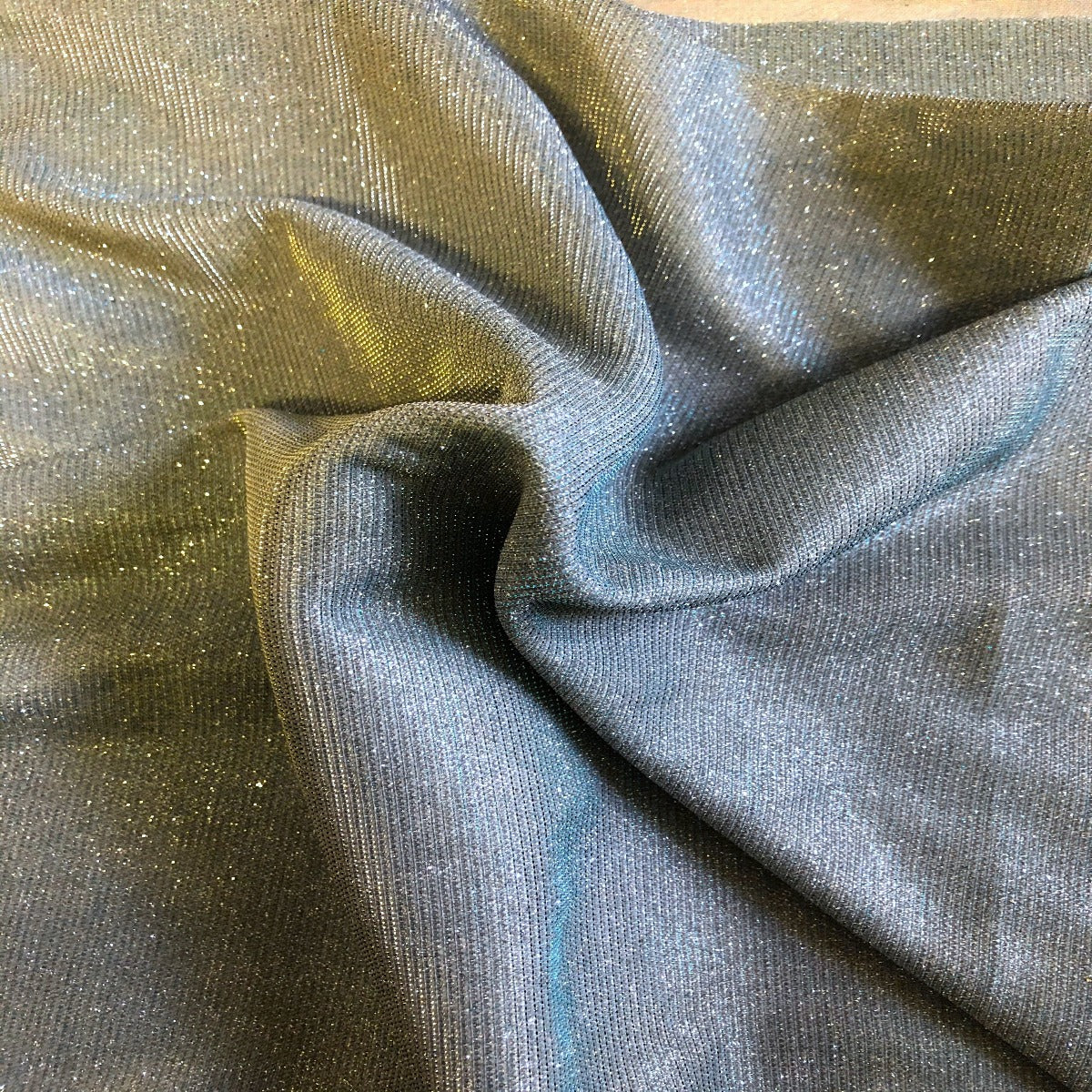 Holographic Shimmer Lurex Glitter Rayon Fabric - Holographic Glitter, 60" Width (1 Yard)