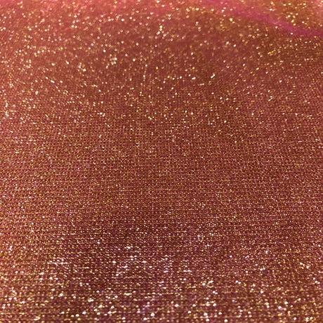 Holographic Shimmer Lurex Glitter Rayon Fabric - Holographic Glitter, 60" Width (1 Yard)