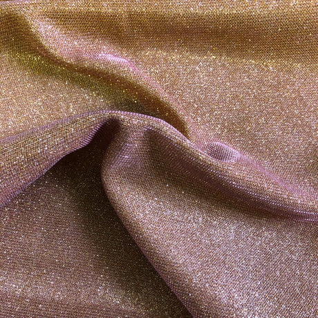Holographic Shimmer Lurex Glitter Rayon Fabric - Holographic Glitter, 60" Width (1 Yard)