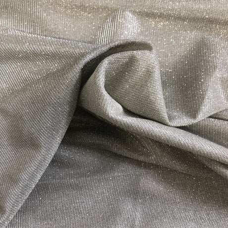 Holographic Shimmer Lurex Glitter Rayon Fabric - Holographic Glitter, 60" Width (1 Yard)