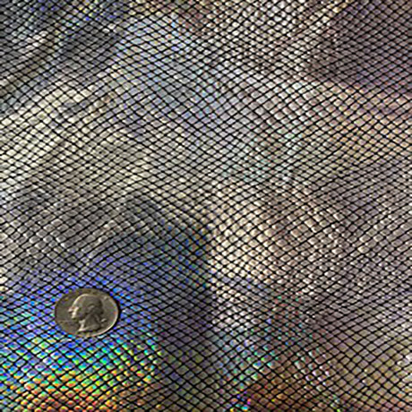 Holographic Diamond 4-Way Stretch Nylon Spandex Fabric