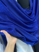 Royal Blue Stretch Metallic Lurex