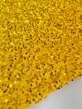 Yellow Sequin Velvet