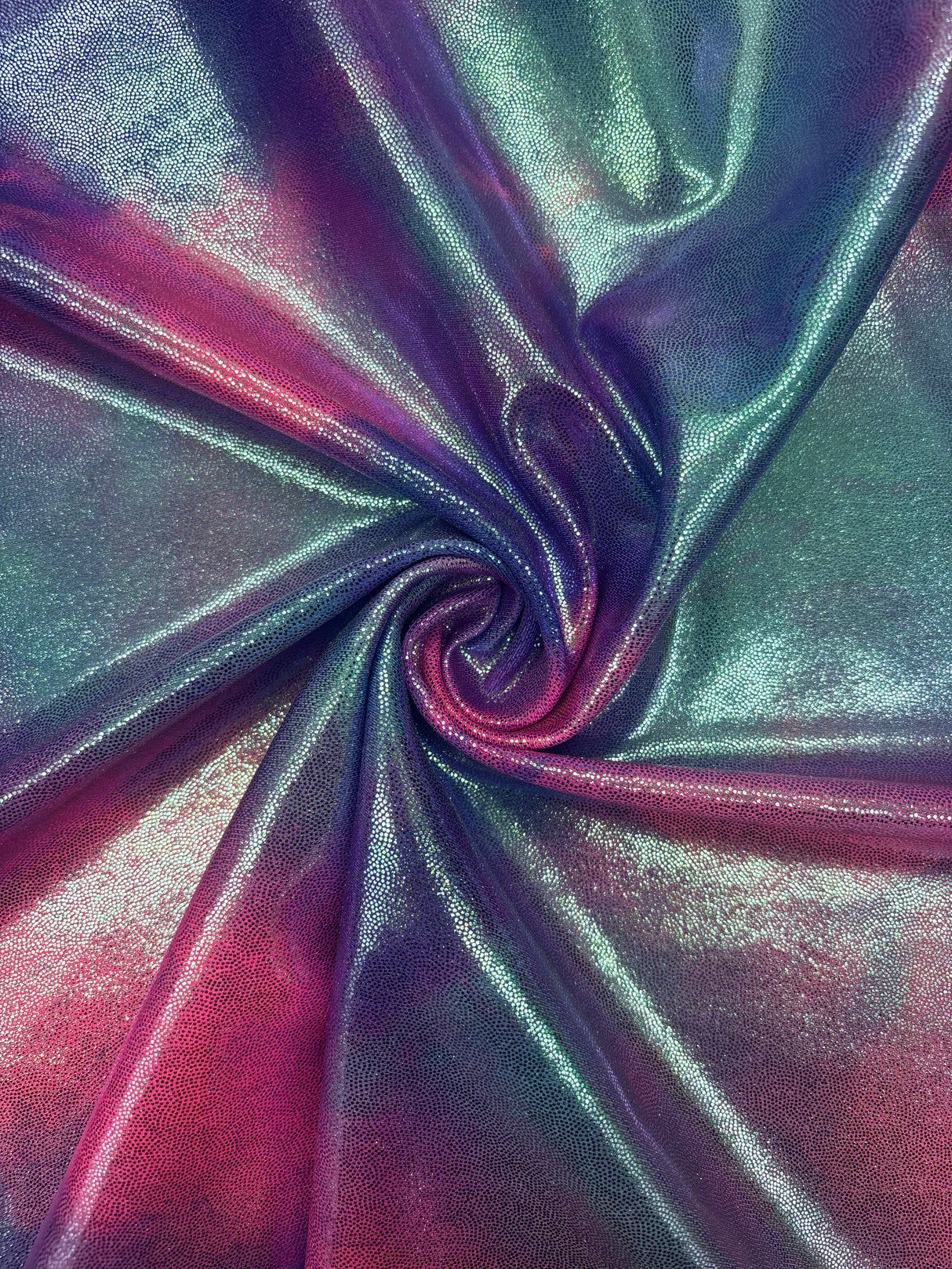 Pink Skies Mystique Spandex Fabric - Pink Printed Metallic, 36" Width (1 Yard)
