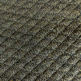 Metallic Lurex Spandex Diamond Quilt Fabric
