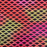 Poly Spandex Diamond Net Fabric 60" Tie-Dye Colors
