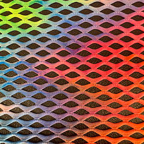 Poly Spandex Diamond Net Fabric 60" Tie-Dye Colors