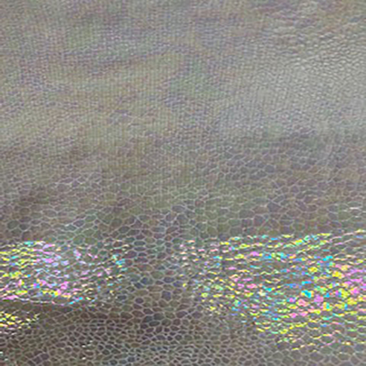 Nylon Spandex Rainbow Crystal Snake Fabric 60"