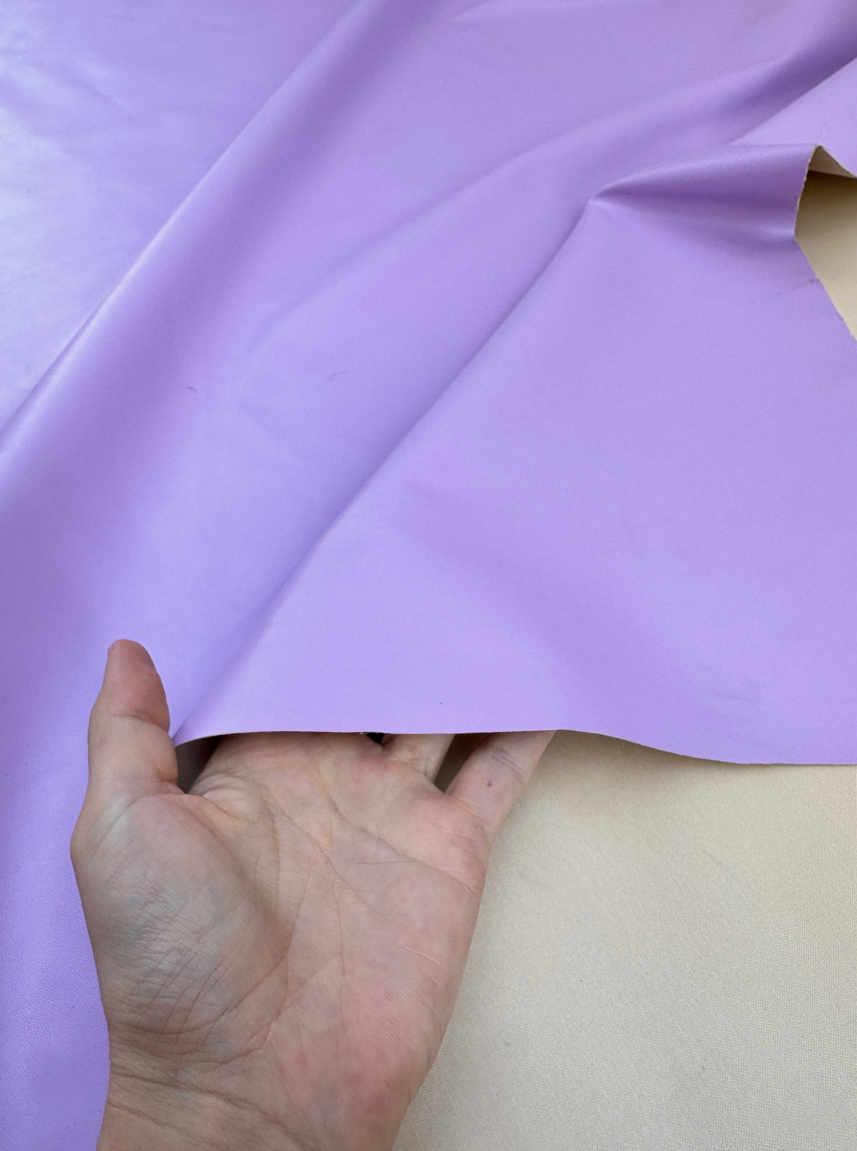 Lavender Stretch Faux Leather