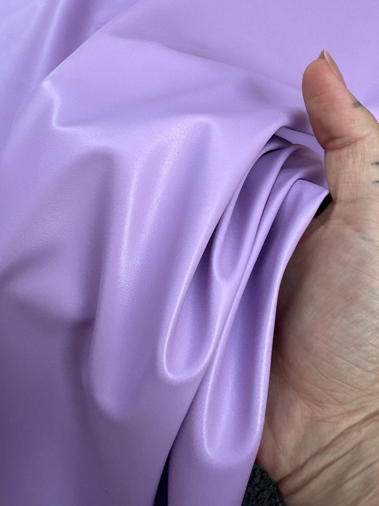 Lavender Stretch Faux Leather