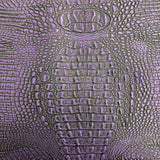 Mugger Two Tone Gator Vinyl Faux Leather Fabric, 56” Wide, for Handbags, Crafts & Upholstery