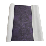 Mugger Two Tone Gator Faux Leather Vinyl Fabric - Two Tone Gator Pattern, 56" Width (1 Yard)