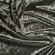 Polyester Velvet Fabric Pane Black 60" Width