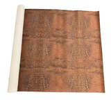 Mugger Two Tone Gator Faux Leather Vinyl Fabric - Two Tone Gator Pattern, 56" Width (1 Yard)
