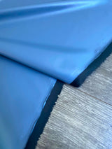 Stretch Faux Leather Dusty Blue